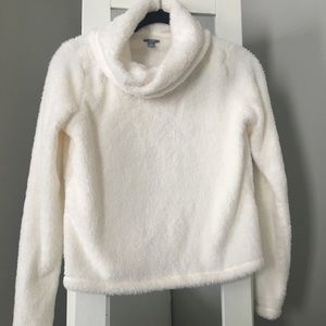 Aerie Cowl-Neck Sherpa Sweater